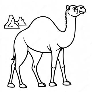 Camel Coloring Pages