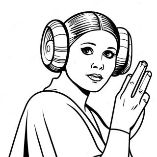 Princess Leia Coloring Pages