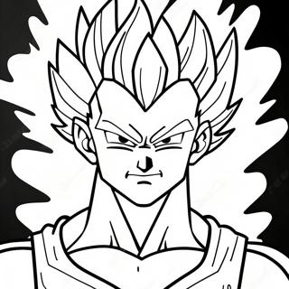 Vegito Coloring Pages