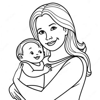 Mommy And Me Coloring Page 17690-13955