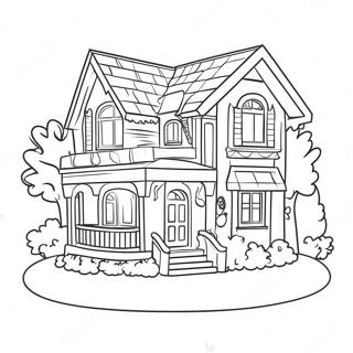 Barbie Dream House Coloring Page 17710-13967