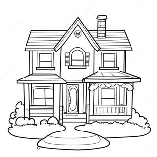 Barbie Dream House Coloring Page 17710-13968