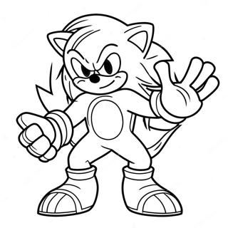 Sonic The Werehog Boyama Sayfası 17760-14011