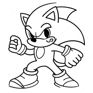 Sonic The Werehog I Aktion Farvelægningsside 17761-14028