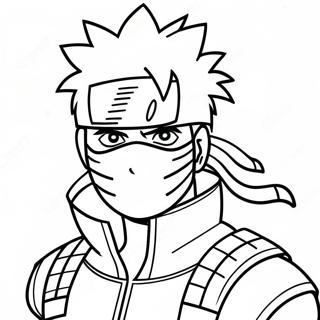 หน้ากระดาษระบายสี Kakashi 1780-1436