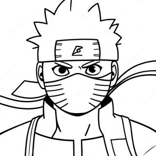 หน้ากระดาษระบายสี Kakashi กับ Sharingan 1781-1427