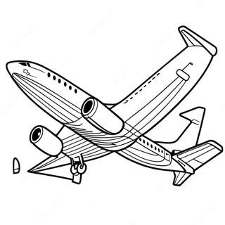 Boeing 737 Coloring Pages