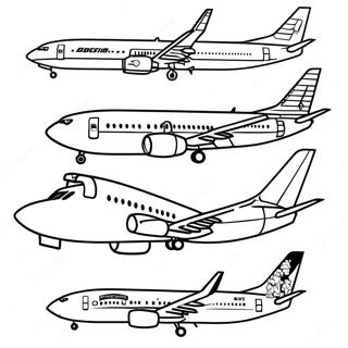 Pagini De Colorat Cu Boeing 737 17830-14067