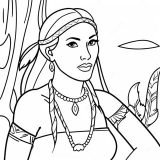 Pocahontas Coloring Pages