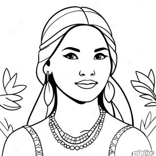 Pocahontas Coloring Page 1790-1430