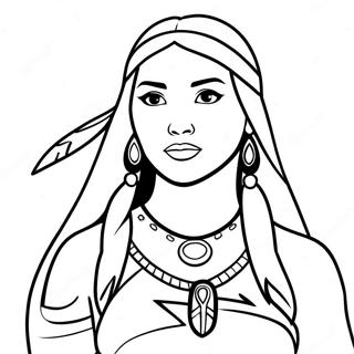 Pocahontas Boyama Sayfası 1790-1432