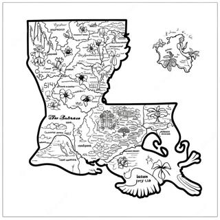 Louisiana Coloring Pages