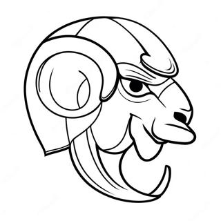 La Rams Coloring Pages