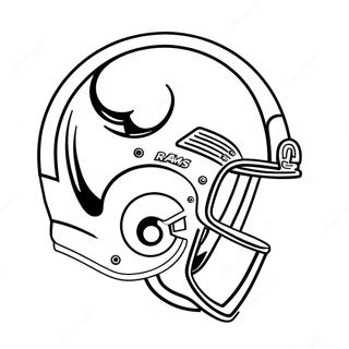 La Rams Logo Coloring Page 18000-14204