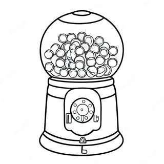 Gumball Machine Coloring Page 18060-14265