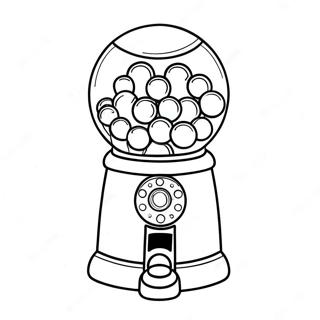 Gumball Machine Coloring Page 18060-14266