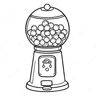 Gumball Machine Coloring Page 18060-14268