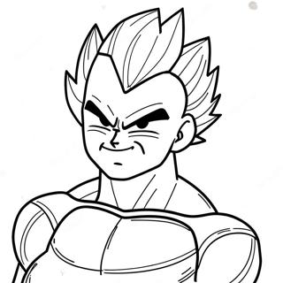 Vegeta Boyama Sayfaları