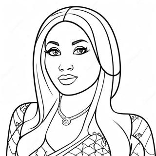 Nicki Minaj Coloring Pages