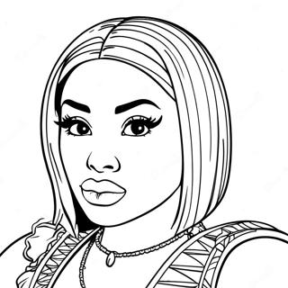 Nicki Minaj Coloring Page 18160-14334