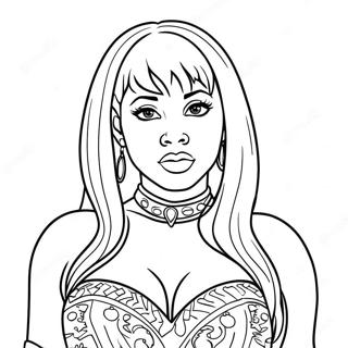 Nicki Minaj Coloring Page 18160-14335