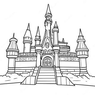 Colorful Legoland Castle Coloring Page 18171-14341