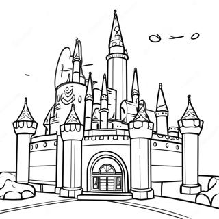 Colorful Legoland Castle Coloring Page 18171-14344