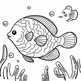 Flounder Coloring Pages