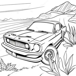 Mustang Coloring Pages