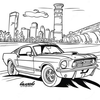 Mustang Coloring Pages