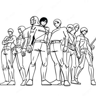 Attack On Titan Coloring Pages