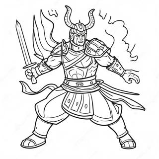 Akedo Battle Arena Coloring Page 18241-14397