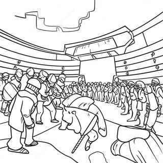 Akedo Battle Arena Coloring Page 18241-14398