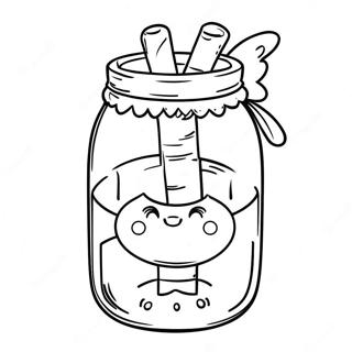 Mason Jar Coloring Page 18270-14418