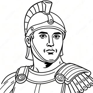 Ancient Roman Soldier Coloring Page 18281-14433