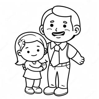 Preschool Father S Day Coloring Page 18290-14468