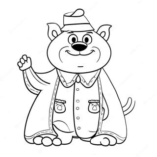 Monty The Magnificent Coloring Page 18320-14471