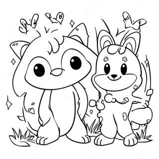 Monty And Friends Adventure Coloring Page 18321-14458