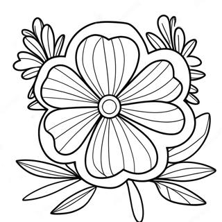 4-H Clover Coloring Pages