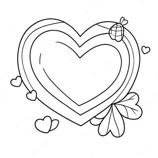 Candy Heart Coloring Page 18410-14526