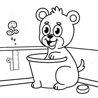 Potty Training Coloring Pages