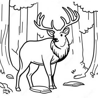 Elk Coloring Pages