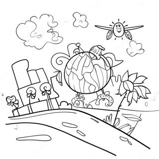 Holidays Around The World Coloring Pages