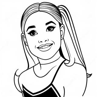 Ariana Grande Coloring Page 1850-1496