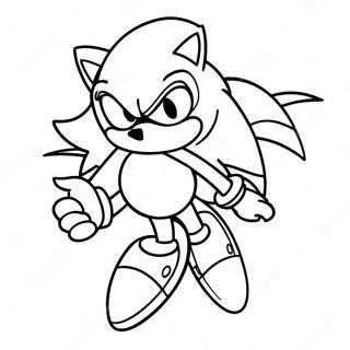 Sonic Silver Coloring Pages