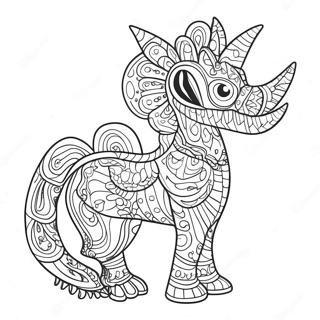 Alebrijes Coloring Page 18600-14682