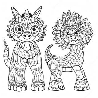 Alebrijes Coloring Page 18600-14684