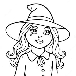 Witchy Coloring Page 1860-1491