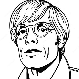 Andy Warhol Coloring Page 18610-14696