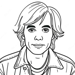 Colorful Andy Warhol Art Coloring Page 18611-14699